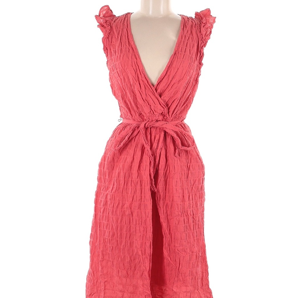Elegant cotton sleeveless dress